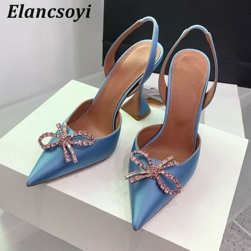 รองเท้าส้นสูงหัวแหลมแบบผูกเชือ - Casual Sandal Leather บทวิจารณ์และราคา