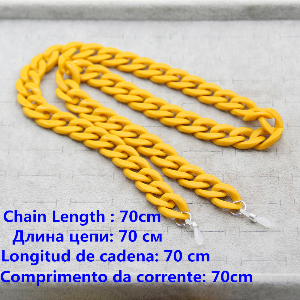 ใหม่แฟชั่นอะคริลิคแว่นตาโซ่ผู้ - Sunglass Retainer Cord บทวิจารณ์และราคา