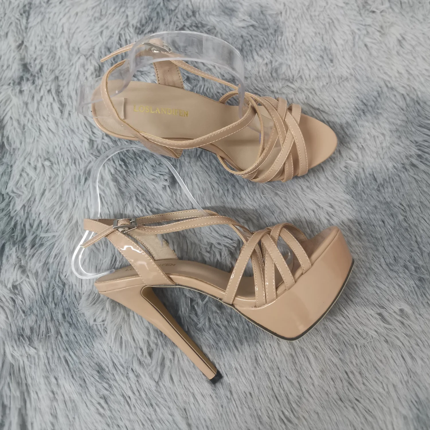 ผู้หญิงรองเท้าแตะ 14 ซม.Super  - Casual Sandal Leather บทวิจารณ์และราคา