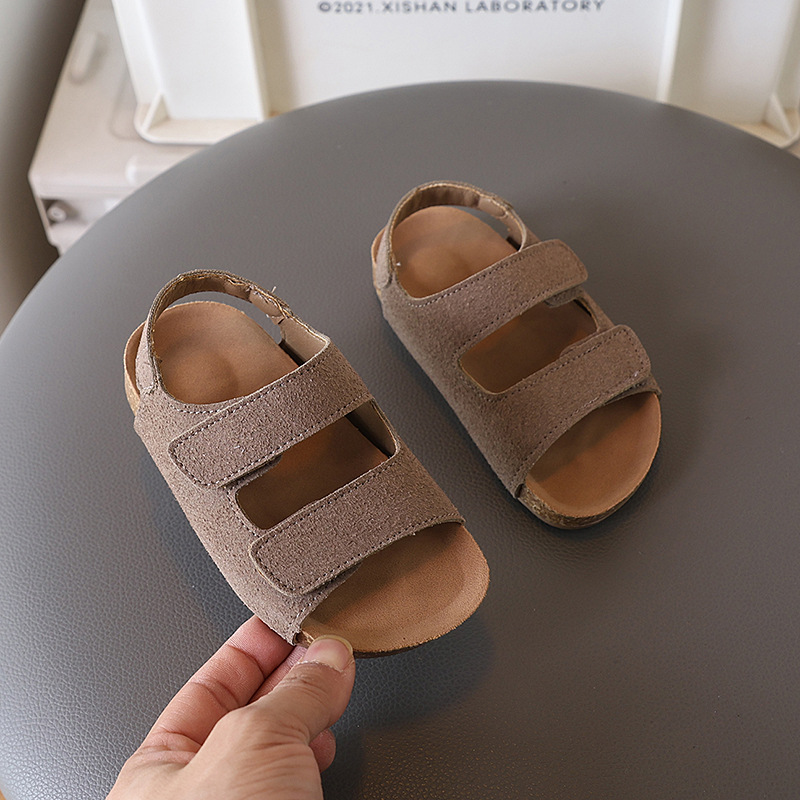 รองเท้าแตะเด็กหนังกลับยี่ห้อ 2 - Casual Sandal Leather บทวิจารณ์และราคา