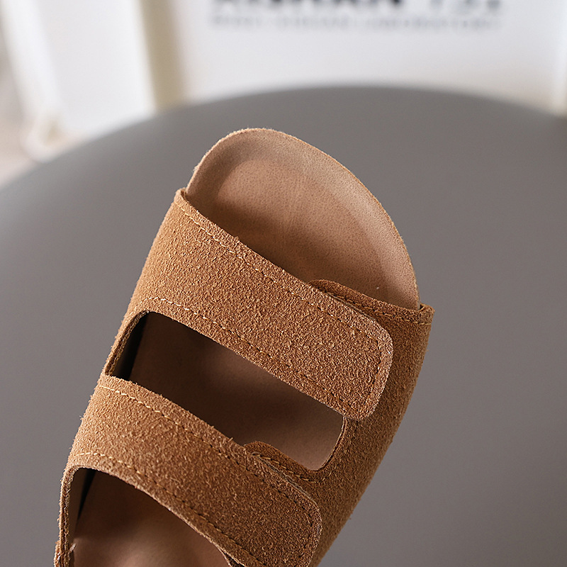 รองเท้าแตะเด็กหนังกลับยี่ห้อ 2 - Casual Sandal Leather บทวิจารณ์และราคา